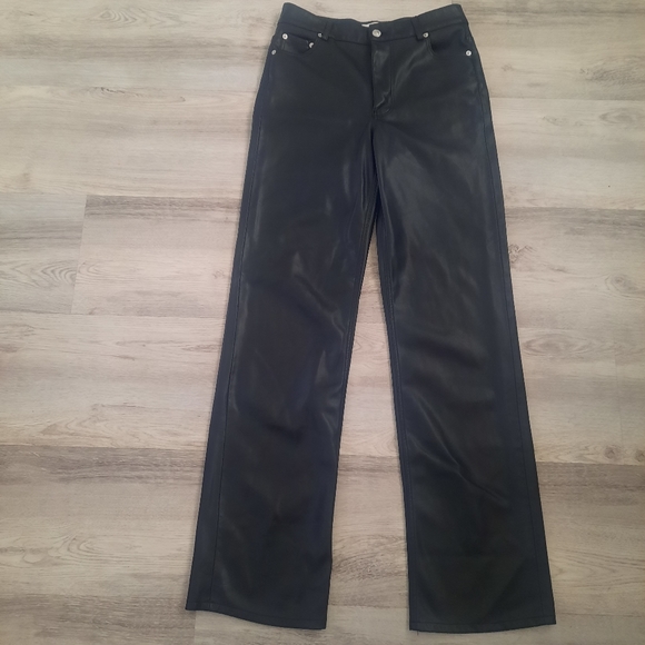 Zara Pants & Jumpsuits Zara Faux Leather Pants Poshmark